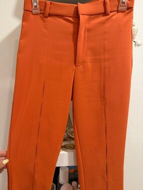 Orange Dress Pants - Classic Tailored Fit